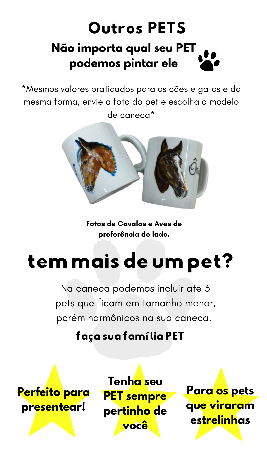 Informações da caneca